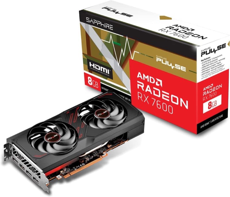 AMD Radeon RX 7600 SAPPHIRE PULSE 8GB