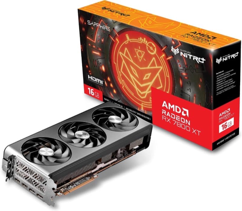 AMD Radeon RX 7800 XT SAPPHIRE NITRO+ 16GB