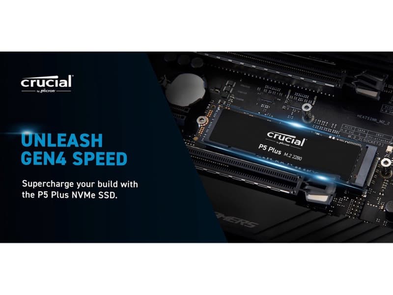 Crucial P5 Plus 1TB NVMe M.2 SSD