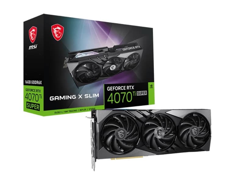 MSI GeForce RTX 4070 Ti SUPER Gaming X Slim 16GB
