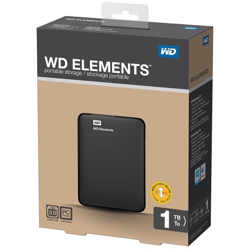 WD Elements 1TB External HDD